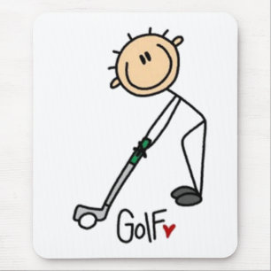 Golf Stick Figuur Muismat