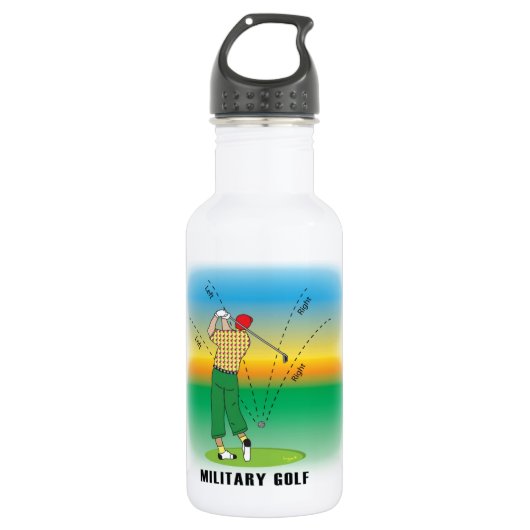 GOLF-stijl Waterfles (Voorkant)