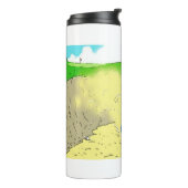 Golf Stuck in a Bunker Cartoon - Funny Thermosbeker (Gedraaid links)