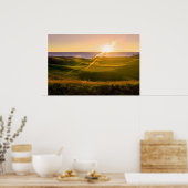 Golf Sunset Poster (Keuken)