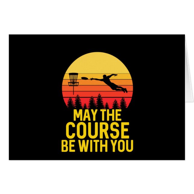 Golf sur disque avec vous (Devant horizontal)