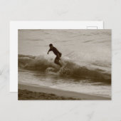  golf surfen Briefkaart (Voorkant / Achterkant)