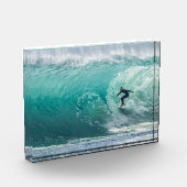 Golf, Surfer, prachtig landschap Fotoblokken (Links)