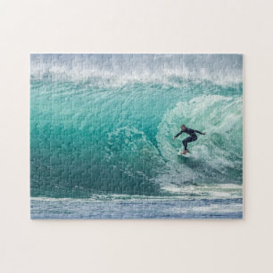 Golf, Surfer, prachtig landschap Puzzle Legpuzzel