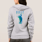 Golf | Sweat - shirt à capuche à fermeture éclair (Dos)