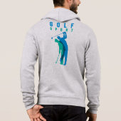 Golf | Sweat - shirt à capuche Full-zip pour homme (Dos)