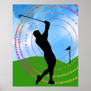 Golf Swing Poster