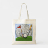 Golf Swing Tote Bag (Achterkant)