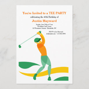 Golf Swing Uitnodiging
