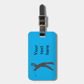 Golf Swinger  Bagagelabel (Voorkant verticaal)