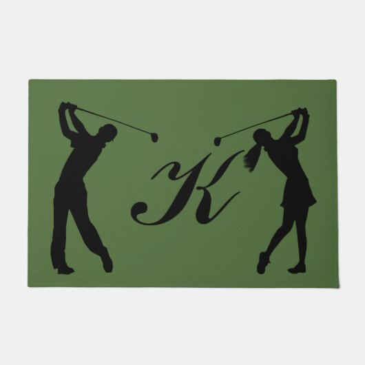 Golf Swinger  monogram Deurmat (Voorkant)