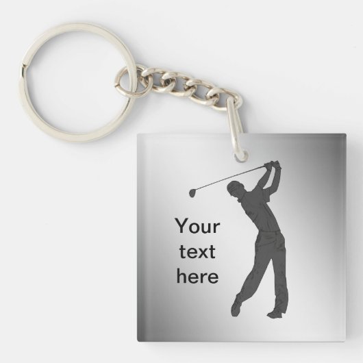 Golf Swinger Sleutelhanger (voorkant)