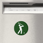 Golf Symbol Magnet Magneet (Insitu (Vaatwasser))