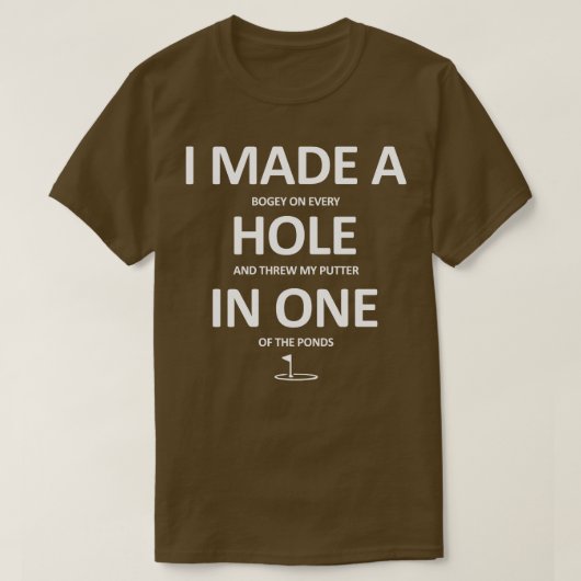 Golf T-shirt (Design voorkant)