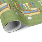 Golf T - shirts en bag Cadeaupapier (Rol Hoek)