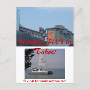 Golf Tahoe Briefkaart "Golfing in Tahoe Collectie"