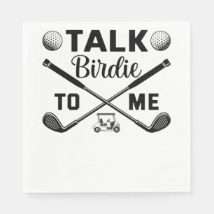 Golf Talk Birdie voor mij Grappig Servet