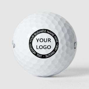 Golf Tampon de texte de logo personnalisé pour balles d