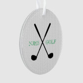 Golf Team Tournament Souvenir - Gepersonaliseerd Ornament (voorkant)