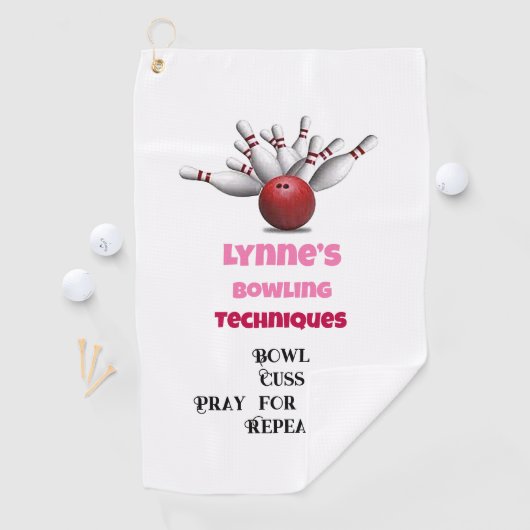 Golf Techniques de bowling serviette de bowling (En situation)