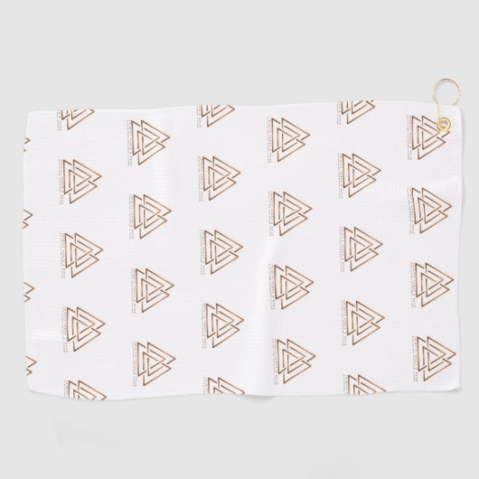 Golf Tee Off in Style : Serviette "Par-fect" de Trinity (Horizontal)