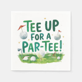 Golf tee up for Par Tee Golfer Party  Servet