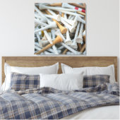 Golf Tee's Canvas Afdruk (Insitu (Slaapkamer))