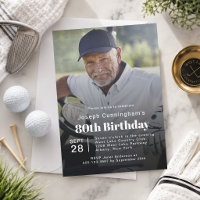 Golf Thema 80ste Verjaardagsfeest Foto