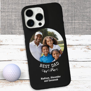 Golf Thema Beste Papa Door Par Foto Vaderdag iPhone 16 Pro Max Hoesje