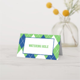 Golf thema Buffet voedsel tent labels