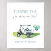 Golf Thema Favor Sign Poster (Voorkant)