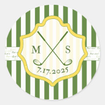 Golf Thema Sticker Aangepaste Wapen