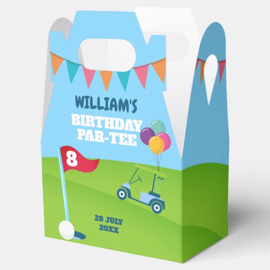 Golf Thema Verjaardagsfeest Partij Bedankdoosjes (Geopend)