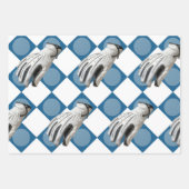 Golf thema voor golfer inpakpapier vel (Voorkant 2)