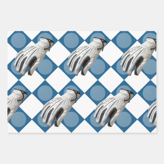 Golf thema voor golfer inpakpapier vel (Voorkant 2)