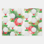 Golf thema voor golfer inpakpapier vel (Voorkant 2)