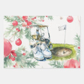 Golf thema voor golfer inpakpapier vel (Voorkant)