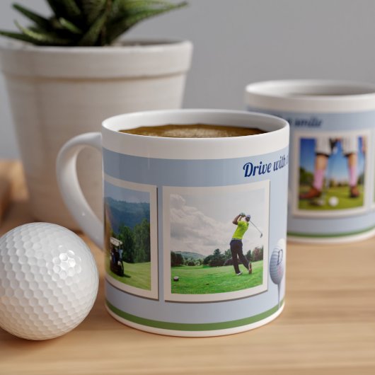 Golf Theme Golfer Dad Instant Photo Espresso Cup Espresso Kop