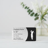 Golf Theme Modern Deisgn Visitekaartje (Staand voorkant)