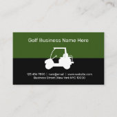 Golf Theme Modern Visitekaartjes (Voorkant)