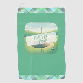 Golf Theme Par T-shirt gepersonaliseerd Golfhanddoek