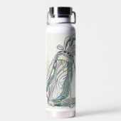 Golf Theme Waterfles (Achterkant)