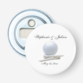 Golf Theme White Bottle Opener
