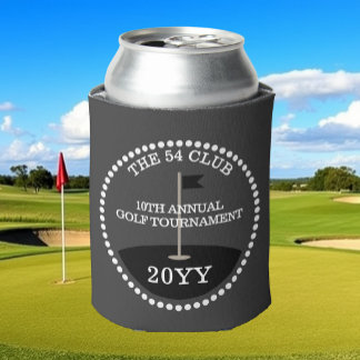 Golf Toernooi Club Naam Jaar Grijs Blikjeskoeler