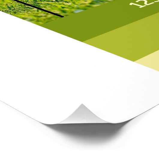 Golf Toernooi Uitnodiging personaliseren Perfect Poster (Hoek)