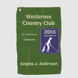 Golf 🏌 Toernooiprijs Golfhanddoek