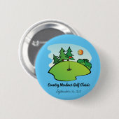 Golf Tournament Charity Event Business Button (Voorkant /achterkant)