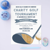 Golf Tournament Event Custom Flyer (Enkel)