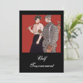 Golf Tournament Kaart (Staand voorkant)