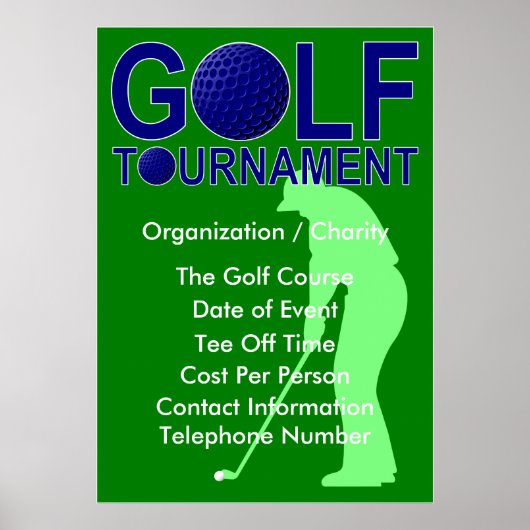 Golf Tournament Poster (Voorkant)